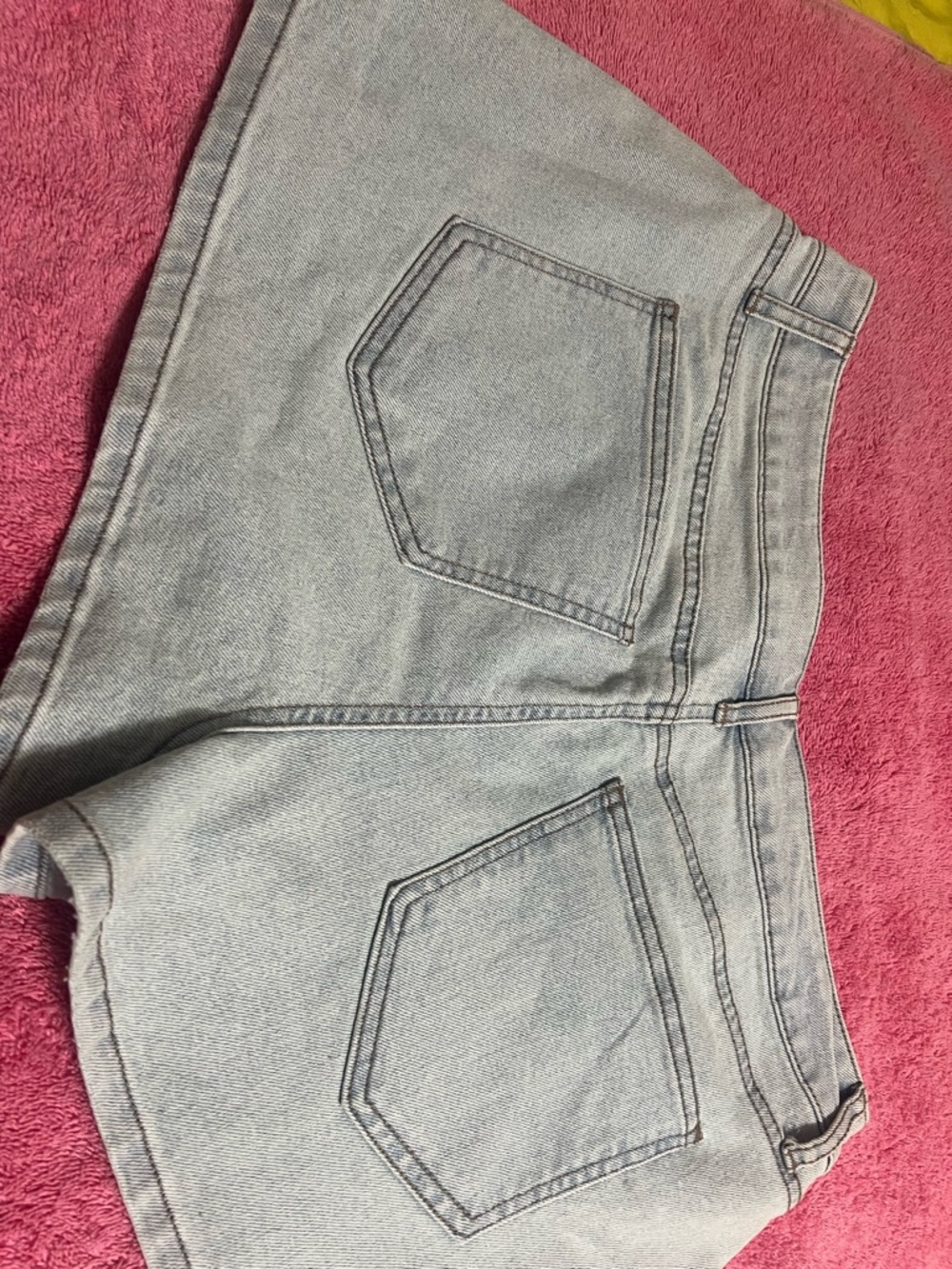 No Boundaries Light Blue High-Rise Jean Shorts